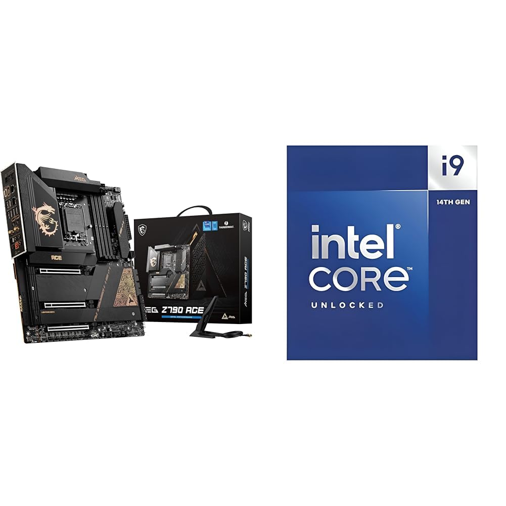 MSI - Placa Base ATX Meg Z790 Ace + Procesador Intel Core i9