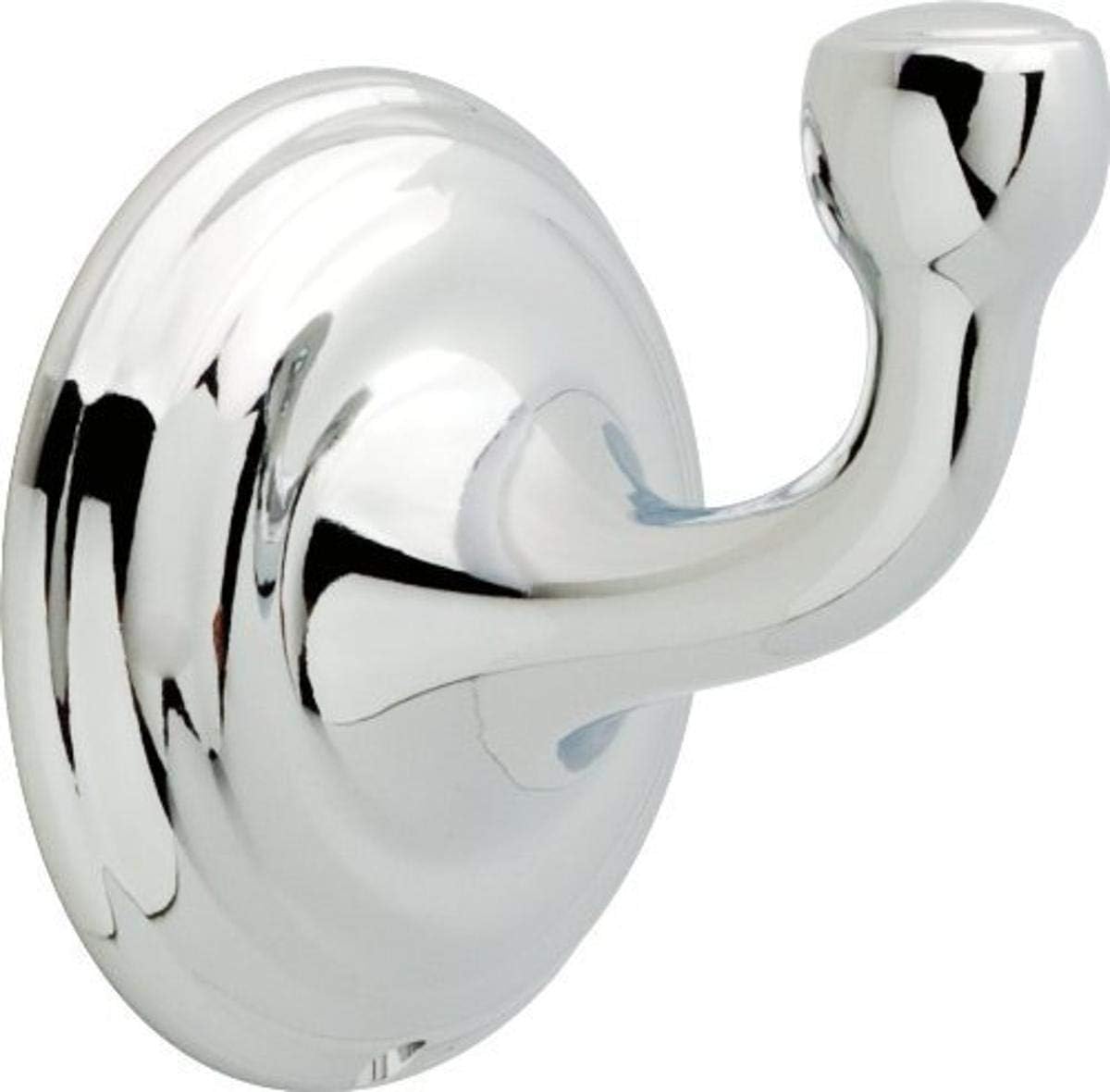 Delta Windemere (1-Pack) Towel Hooks Polished Chrome Single Bathroom Hooks Wall Mounted for Robes & Towels Hand Towel Hook Holder Kitchen, Bathroom Accessories 70035