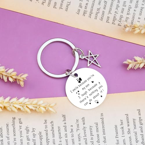 To My Son Unique Birthday Gift For My Son Graduation 2025 Keychain Gifts For 18 Year Old Boy Son Teenage Boy Gifts For Sons Adult Keychain2