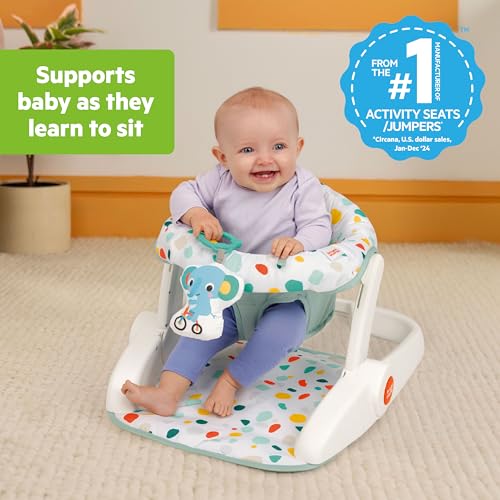 Image of Bright Starts Learn-to-Sit Floor Seat, 2-Position, Foldable