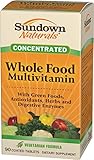 Sundown Whole Foods Concentrate Multivitamin Formula, 90 Coated Tablets