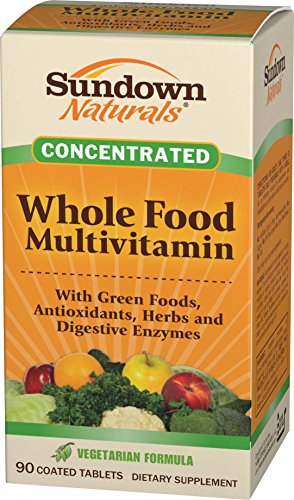 Sundown Whole Foods Concentrate Multivitamin Formula, 90 Coated Tablets Sundown Whole Foods Concentrate Multivitamin Formula, 90 Coated Tablets