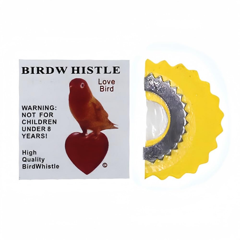 Lot de 5 sifflets pour oiseaux - Sifflets farfelus et magiques - Appelant la langue