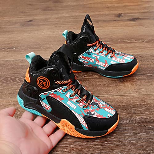 Fashionable Anti-Skid wear-Resistant Plush Sports Basketball Shoes3