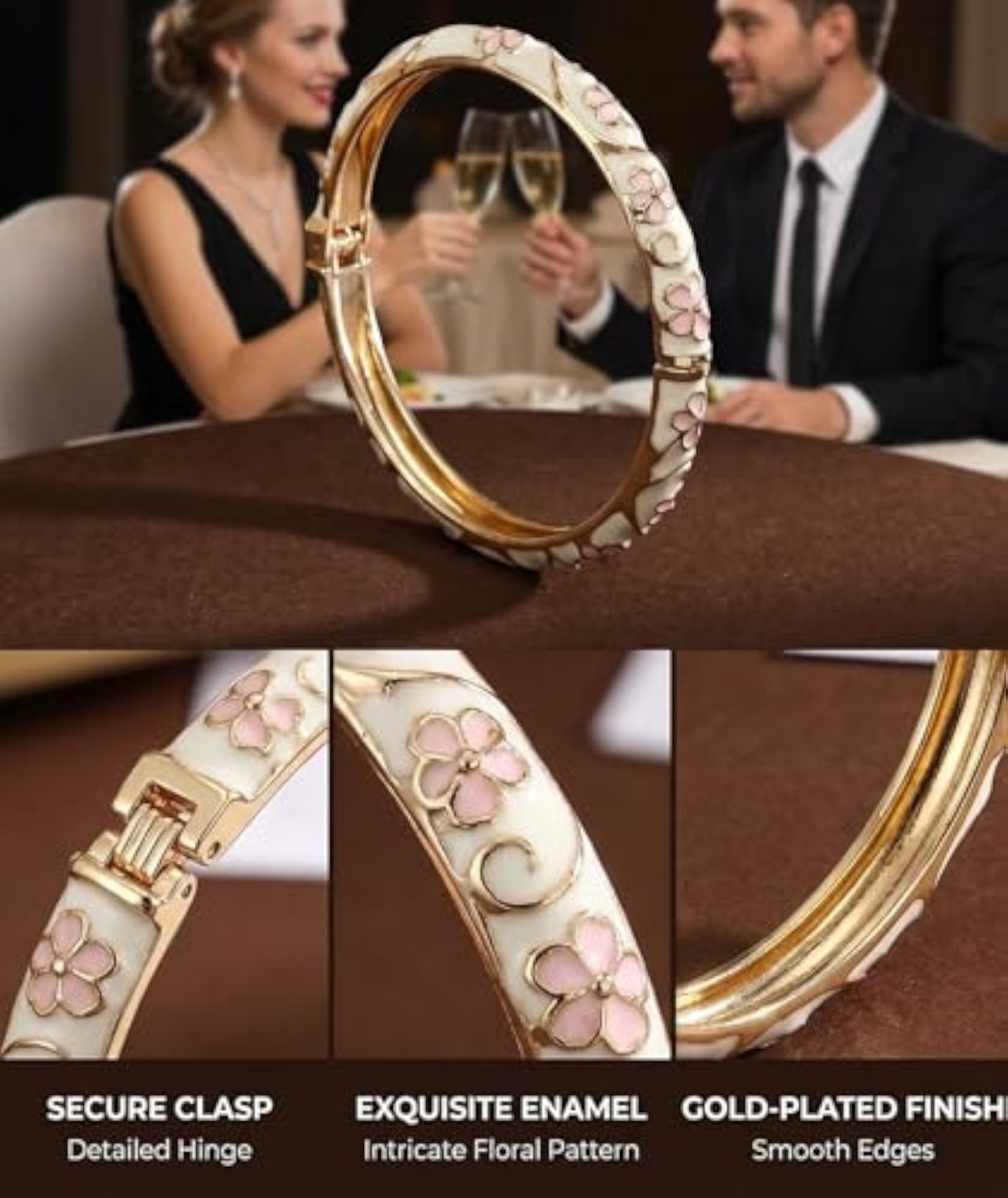 Women's Piercing Enamel Bangles, Stylish Daily Wear
