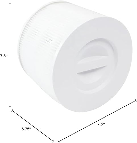 Miniatura 5 de Nispira Filtro de carbono HEPA 3 en 1 de repuesto compatible con purificador de aire Puro240 240, 1 paquete