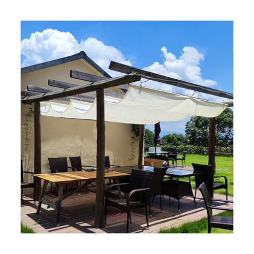 Auvent rétractable pour pergola - Solution pare-soleil en forme de U contre la chaleur - 2