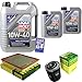 Produktbild Filter Set Inspektionspaket 7 Liter Liqui Moly Motoröl MoS2 Leichtlauf 10W-40 MANN-FILTER Luftfilter Ölfilter