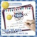 Doodlream 30PCS T-Ball Sports Certificates of Achievement Completion Award Recognition Paper with 32Pcs Gold Seal Stickers, 9.8