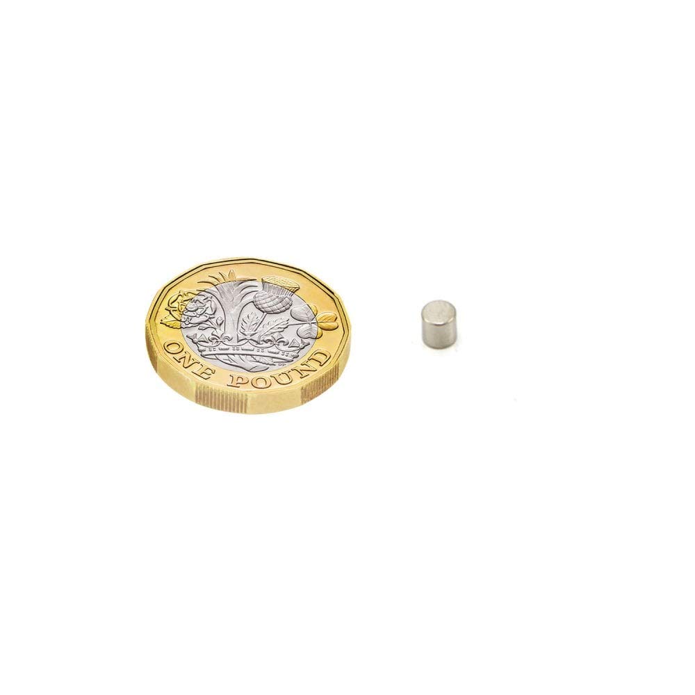MAGNET Expert Ltd - Magneti al neodimio a disco per lavoretti e modellismo, 4 x 4mm, 0,5 kg, N42 (Confezione da 20)