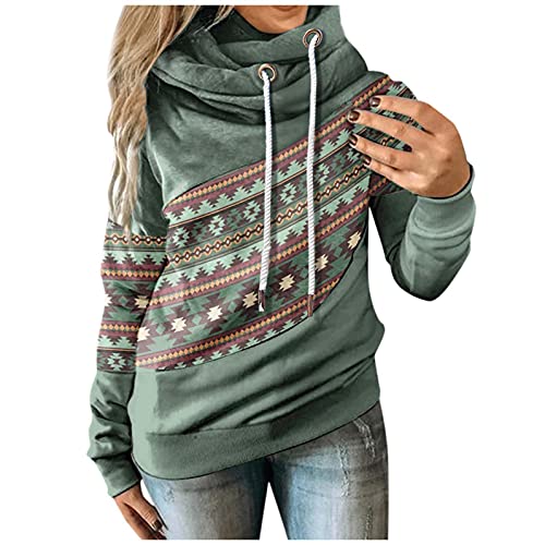 Halloween Hoodies for Women with Design Teen Girls Casual Long Sleeve Pullover Christmas Tree Crewneck Sweatshirts Tops