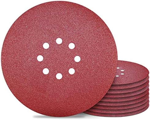 Awutzut Papier ścierny 225 mm Ziarno 80 Tarcze szlifierskie dla Szlifierki tarczowe (10 szt.)