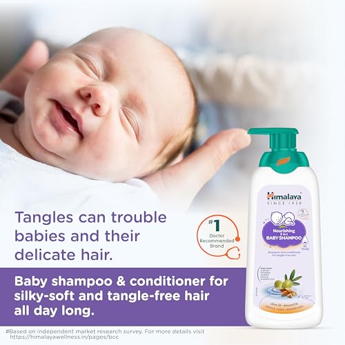 Image of Himalaya 2-in-1 Nourishing Baby Shampoo+Conditioner (400ml) (Pack of 3)