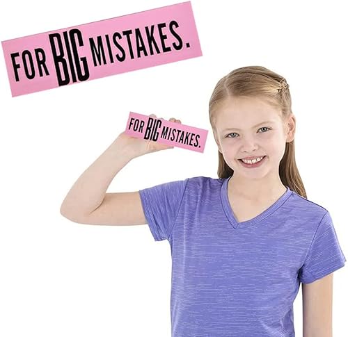 Borrador Jumbo Big Mistake, suministros escolares, recuerdos de fiesta (paquete individual)