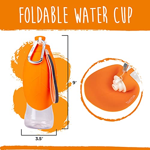 Mighty Paw Travel Dog Water Bottle | Portable Dog Water Bottle Dispenser, Pet Water Bottle For Dogs, Dog Travel Water… - Image 2