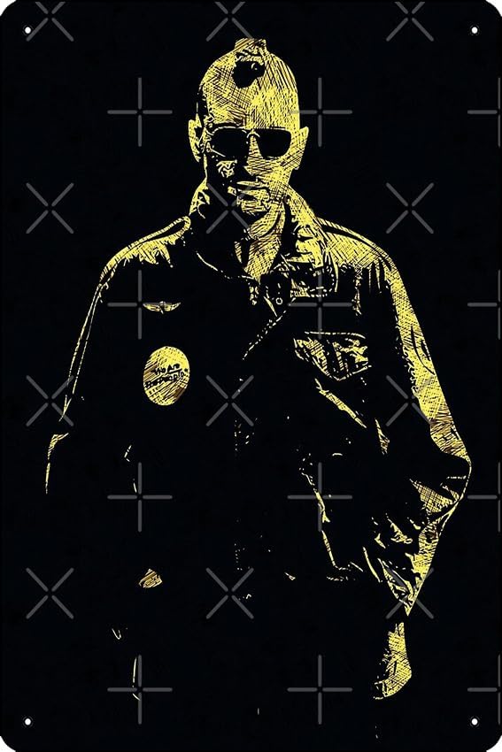 Miniatura 1 de Taxi Driver  The Movie Legend  De Niro - Placa de metal con letrero de hojalata para hombre, 8 x 12 pulgadas, decoración artística de pared