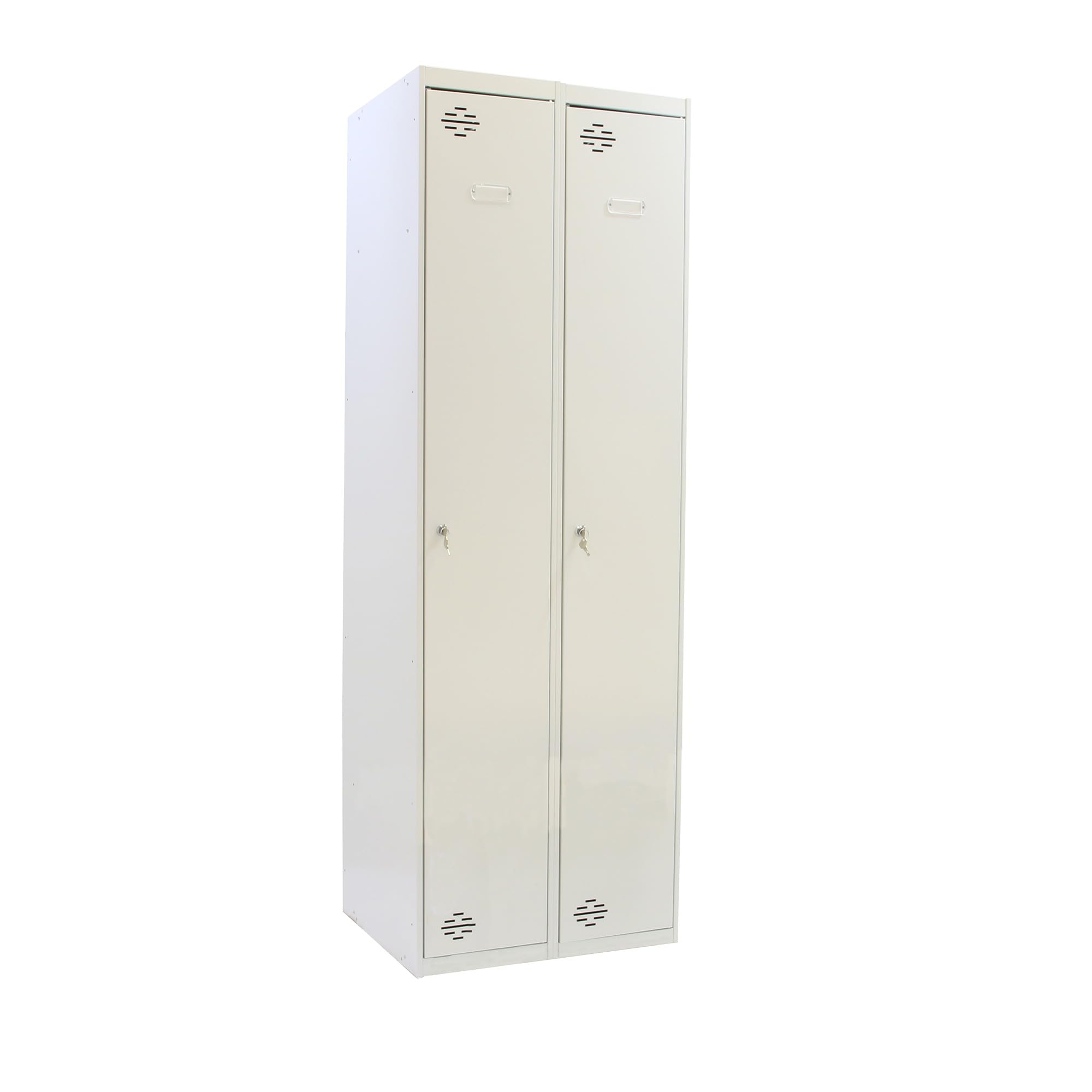 Simon Rack Taquillas Vestuario Metálica, 1800x800x500 mm, 1 Puerta, 2 Módulos, Incluye Llave, Gris - Simonlocker