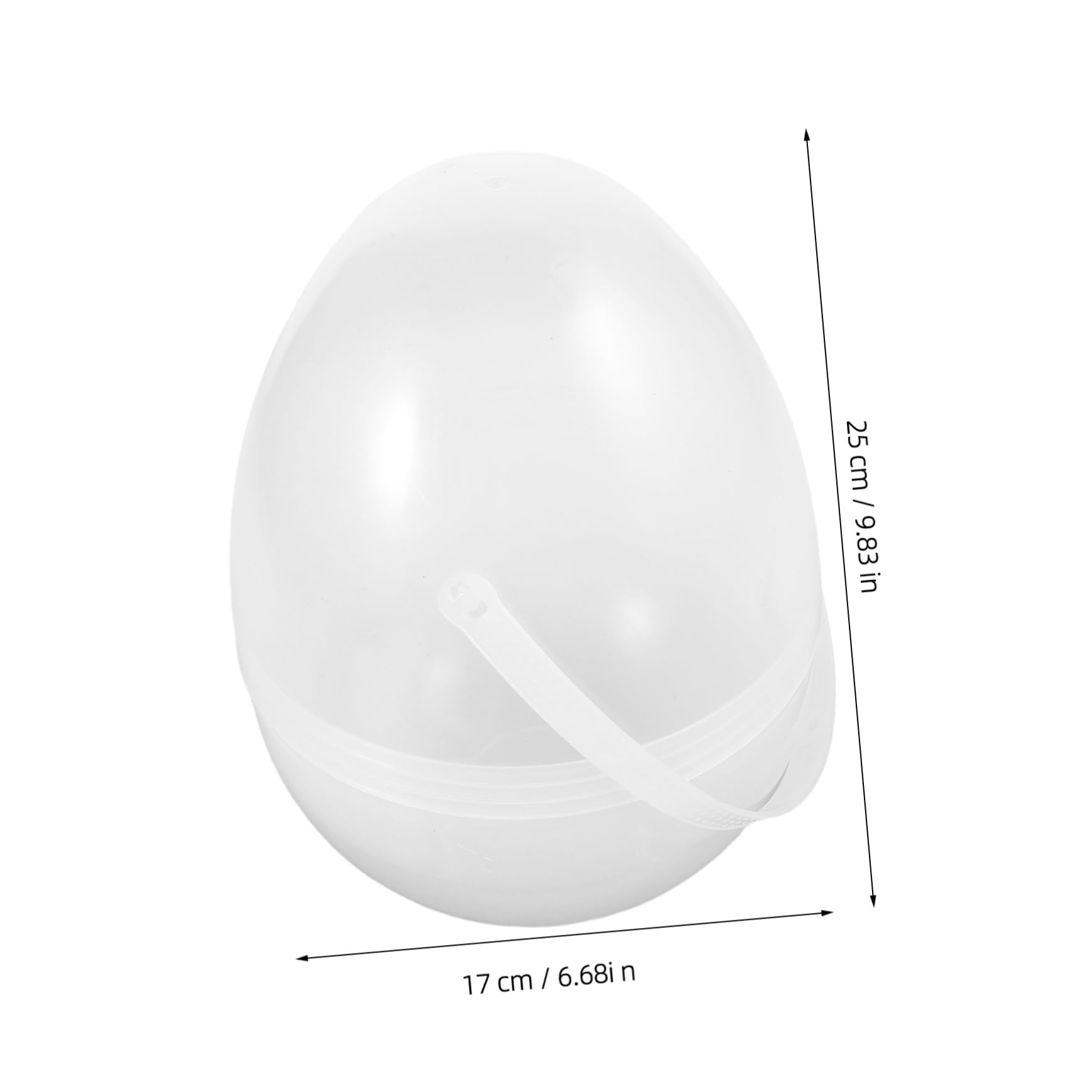 OKUMEYR Marble Hold Base Easter Egg Plastic Christmas Ornaments Storage Box for Easter Decor