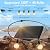 240FT Solar String Lights Outdoor Waterproof with Remote, G40 Solar Powered String Lights with 80+3 LED Shatterproof Bulbs, Dimmable Solar Patio Hanging Lights for Outside Backyard Party