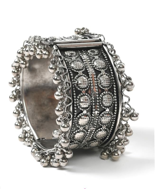 ISLANA Traditional Openable Bangles and Bracelets | Cuff Bracelet for Women | Oxidised Bangle, Bracelet for Girls | Bangles for Women | Accessories Jewellery | Birthday & Anniversary Gift (B0CR8MNPWD) Amazon Price History, Amazon Price Tracker