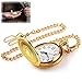 Imagen de Reloj De Bolsillo Vintage Con Esfera Romana Calada Y Doble Cadena