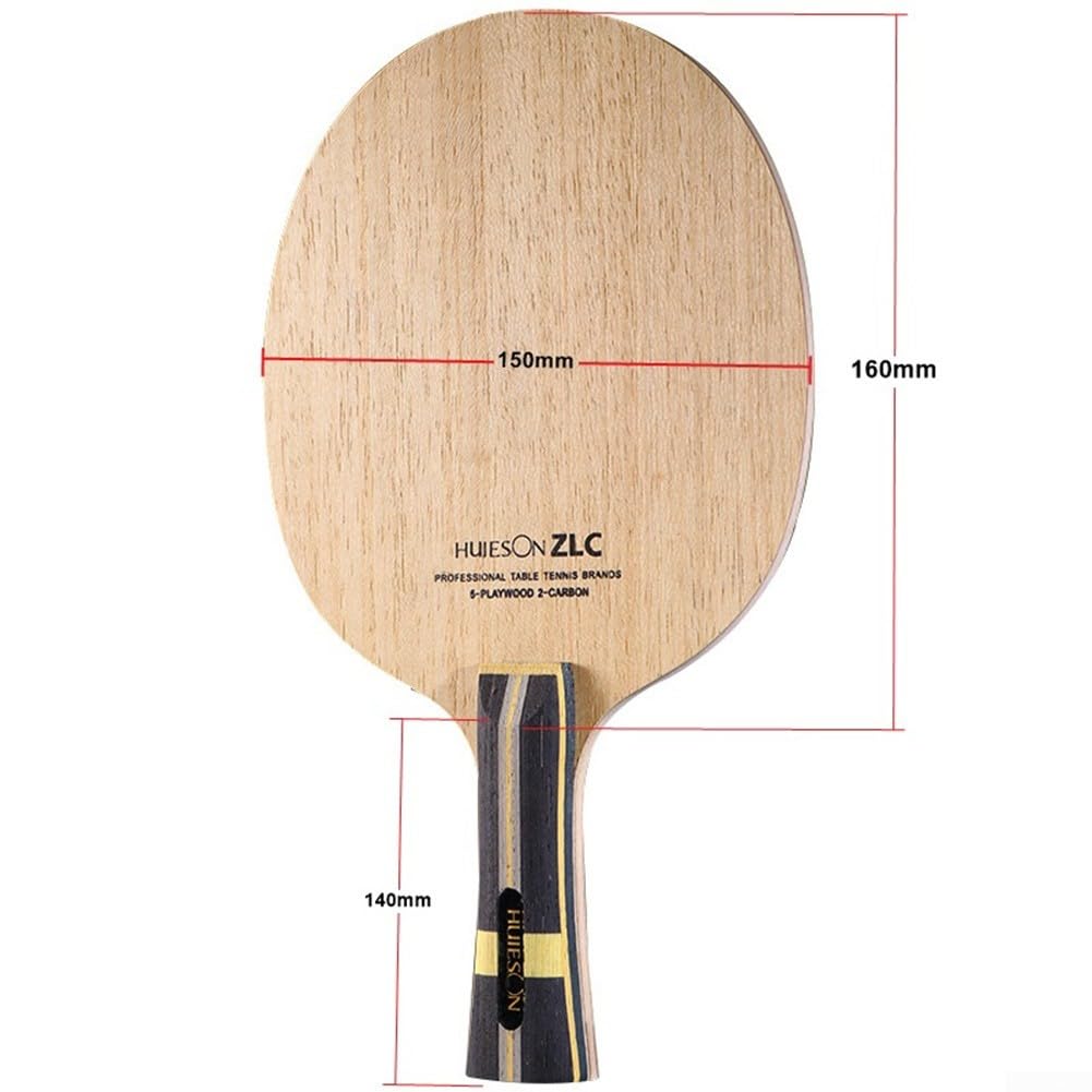 DAZZLEEX Bate de tenis de mesa de madera para entrenamiento profesional, pala de tenis de mesa, bate de para ping pong profesional para entrenamiento de tenis de mesa (mango largo), 2002632123