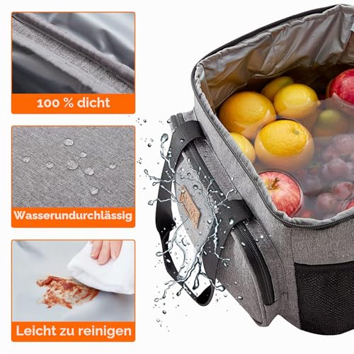 Lifewit Kühltasche klein, Isolierte Cooler Bag, Lunchtasche 15L 24 Dosen – Ansicht 3