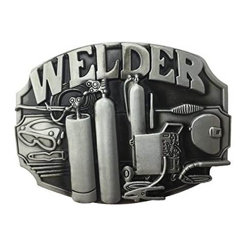 LAXPICOL Pewter Belt Buckle for Men Cover