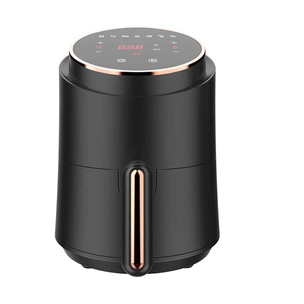 1.7L Digital Air Fryer, 7 préréglages faciles, contrôle de la température précis, écran Tactile et Panier détachable antiadhésif, 1200W (Noir)