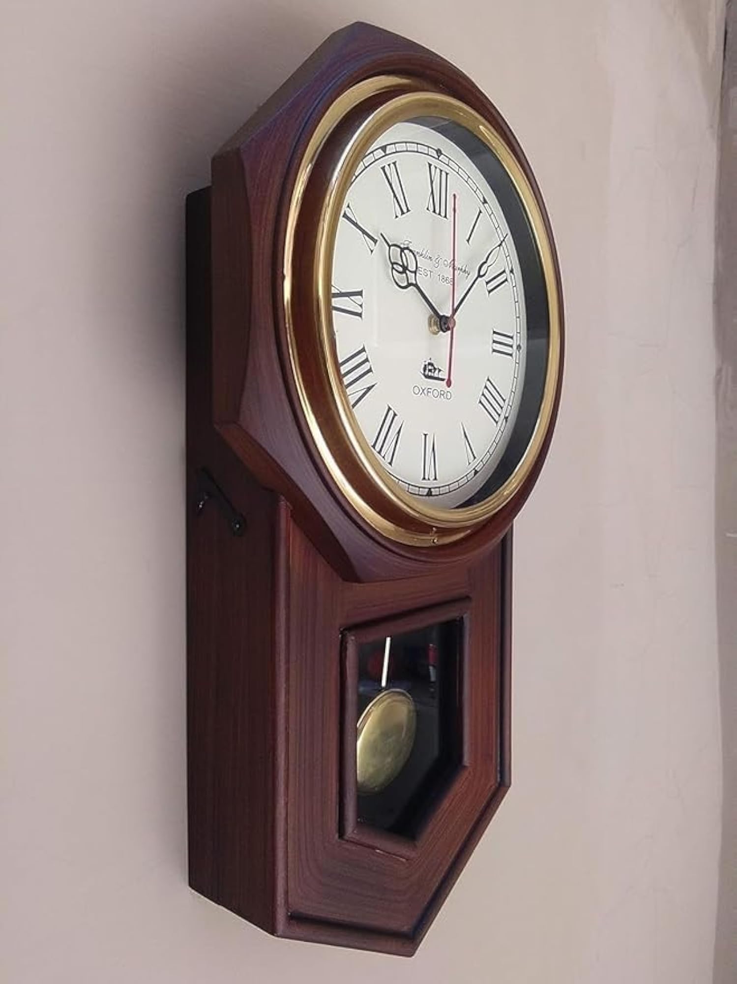 Big Size Antique Look Pendulum Wall Clock