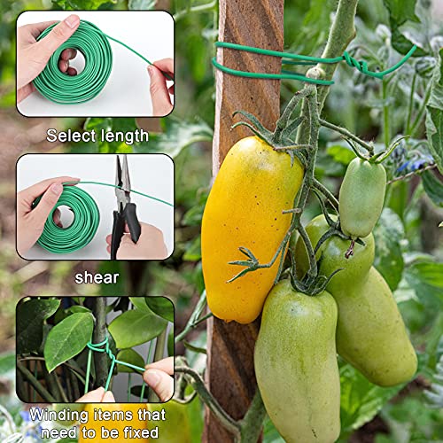 Ydsl 100 Feet Soft Tie For Plants, Green Twist Garden Ties Gardening Supplies For Supporting Climbing Plants, Tomatoes, Vegetables, (Diameter - 2.5Mm) #TOP6