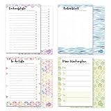 VERGESSEN WAR GESTERN - Egal ob du deine Woche planst, Notizen machst, Ideen und Gedanken aufschreibst, deine To-Do-Liste oder Einkaufsliste schreibst - mit diesen vier Blöckchen war Vergessen gestern!