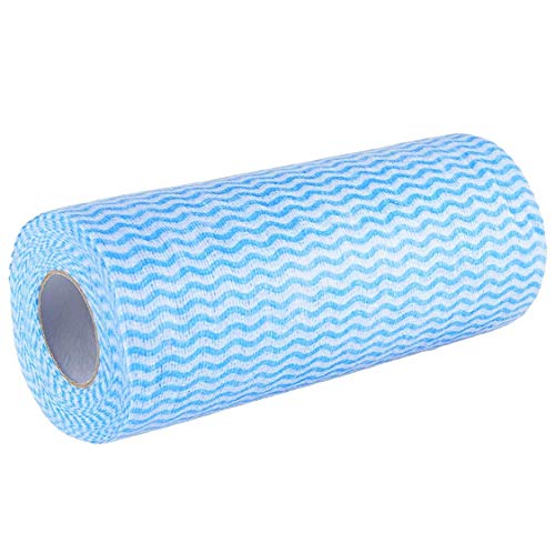 Non-Woven Fabric Kitchen Towel Roll, 20 Pulls (Multicolour) (Brown, 1)