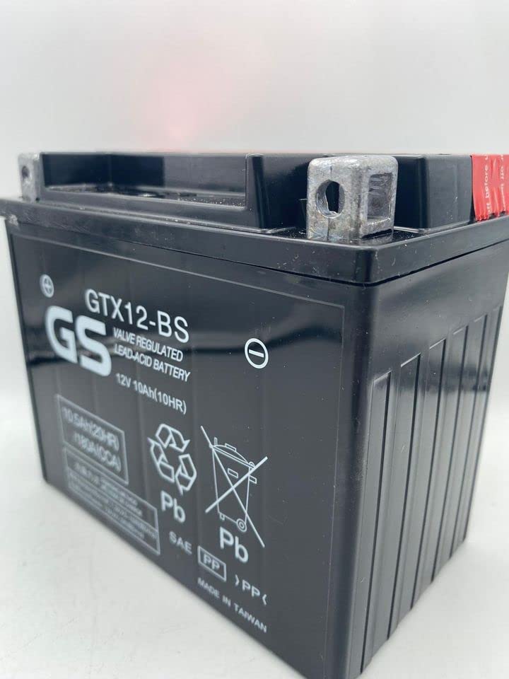 Batería YTX12-BS de 12V 10Ah con máxima potencia de arranque y sin mantenimiento 3