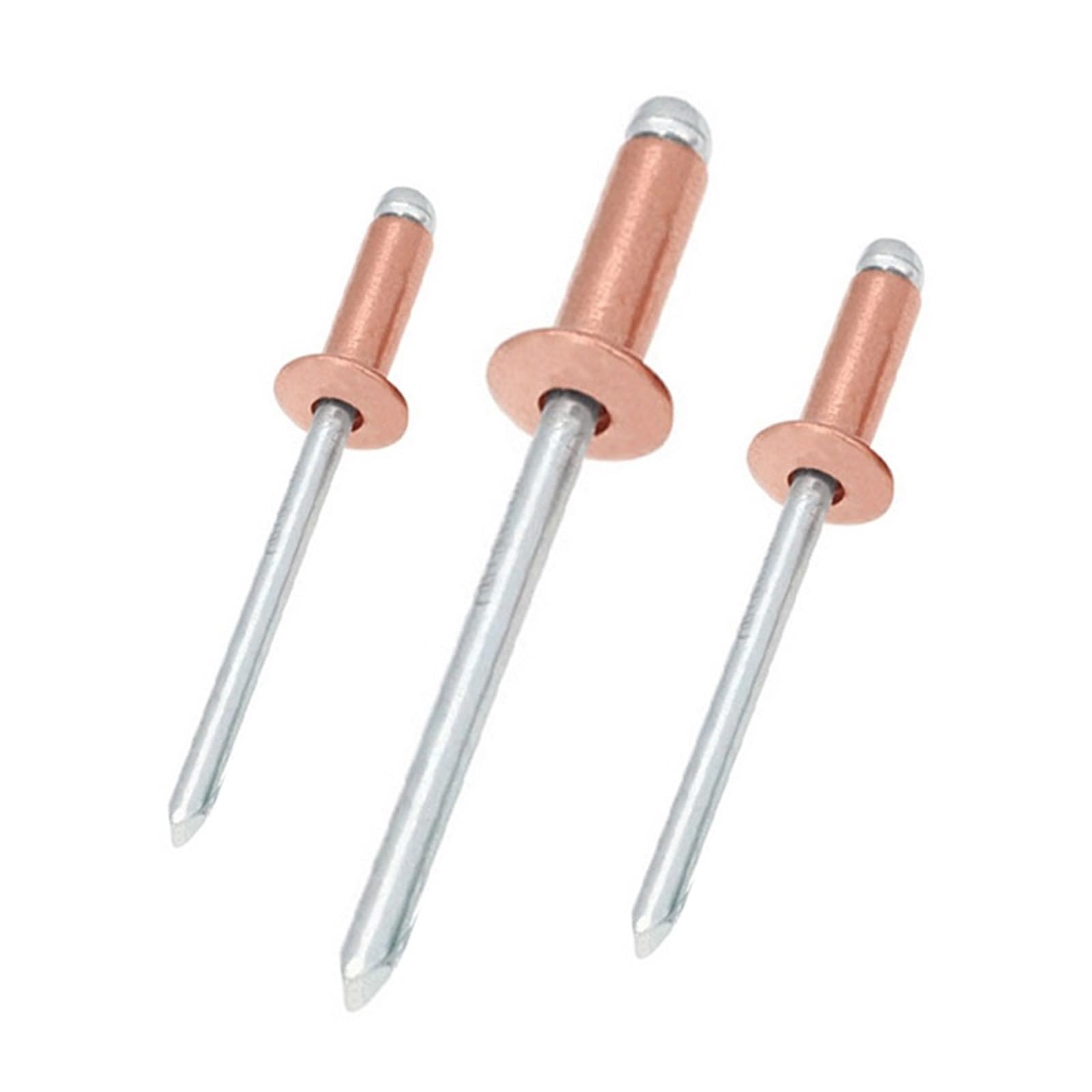 Rivets aveugles en cuivre et Bronze, 500 pièces, Rivet en laiton(2.4x4 mm)