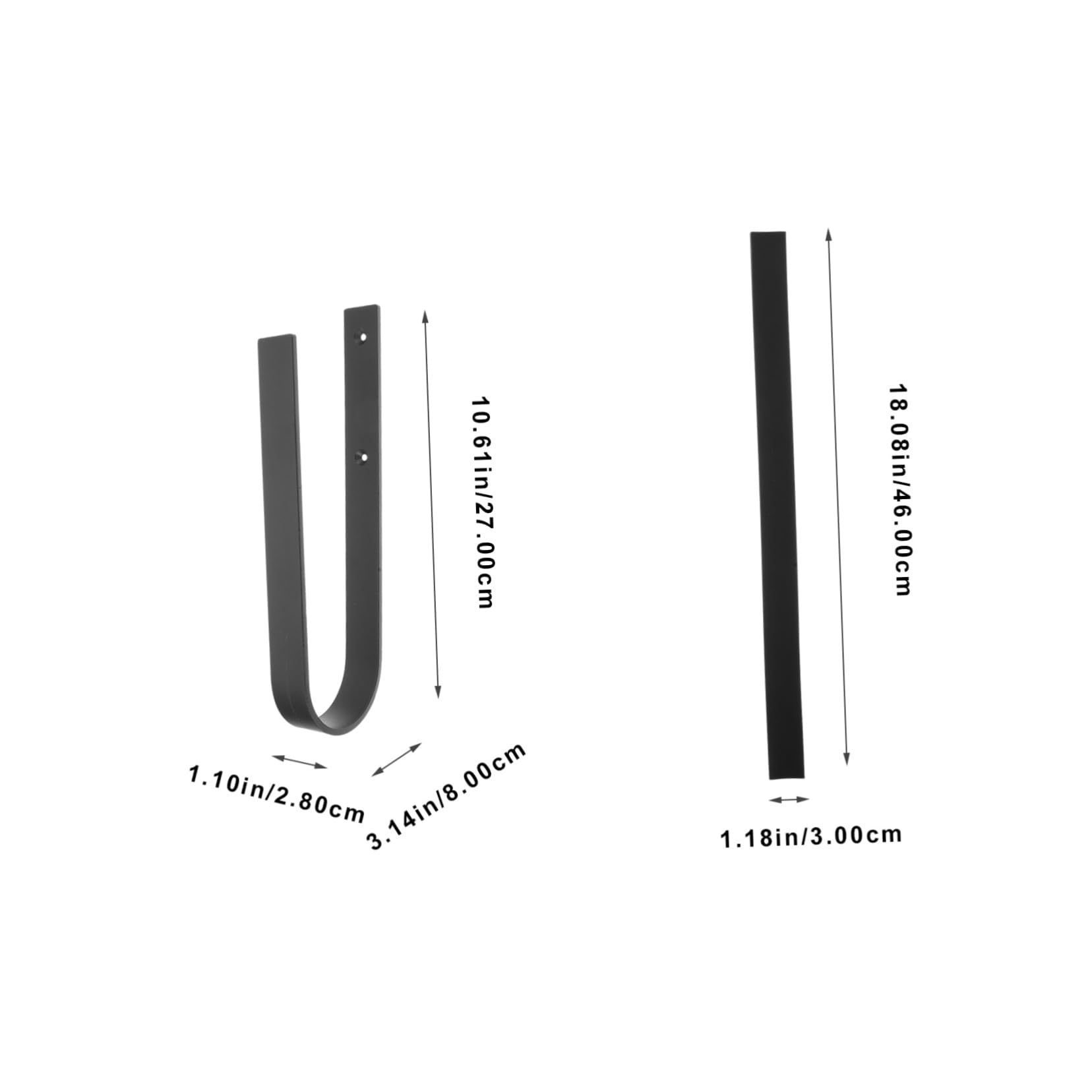 GOOHOCHY 1 Set Sturdy Surfboard Wall Mount Rack with Protective Cover Deep Hooks for Skateboards and Snowboards Durable Sports Equipment Storage for Home Organization