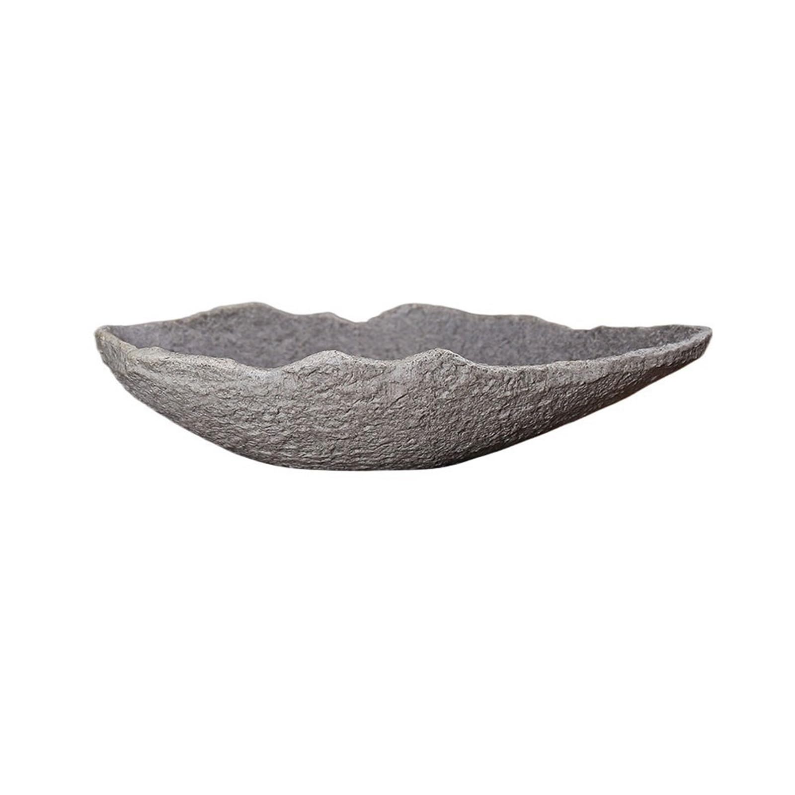 Flower Pot Tray Irregular Edges Chinese-style Ceramic Drip Tray Desktop Decor Flower Arranging Saucer Ikebana Bowl
