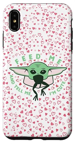Coque Star Wars iPhone XS Max Grogu le cadeau de Saint-Valentin pour fan