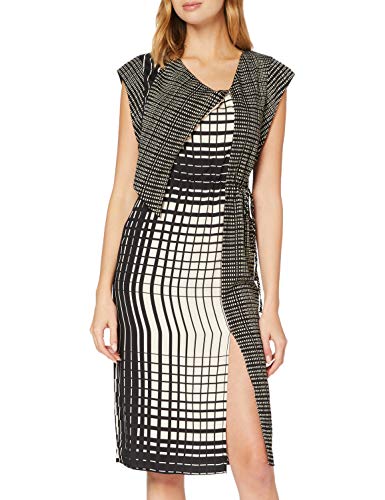 Sisley Dress Vestito, Stampato 74j, 54 Donna