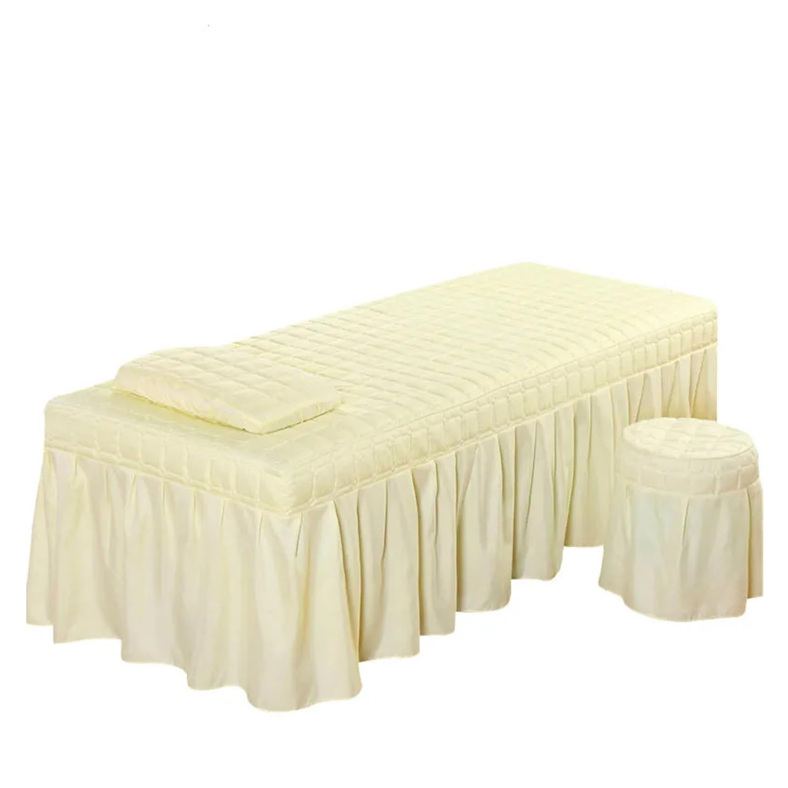 Massage Table Skirt 1pcs Spa Massage Club Bed Cover Only Beauty Salon Sheet Bedskirt SPA with Hole(Color 8,190x70 Cover only)