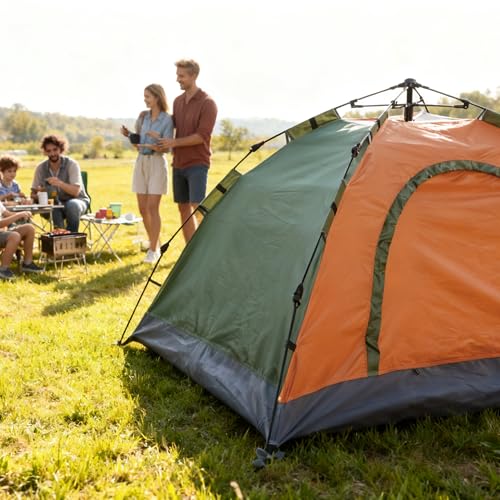 Carpa para camping KOL para 3 personas ligera impermeable miniatura 5
