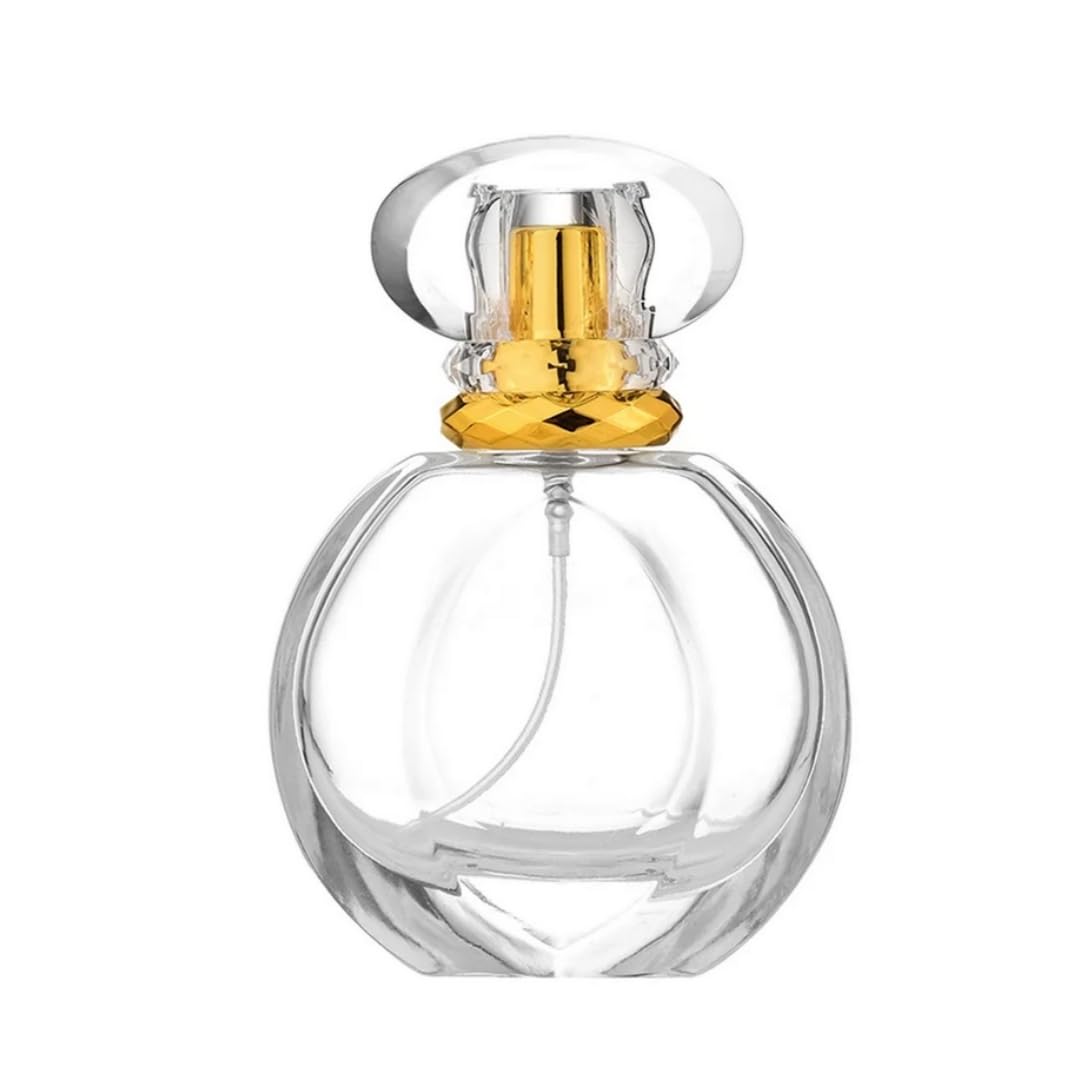 SCOLAND 50ML Glass Refillable Perfume Spray Bottle Empty Liquid Perfume Atomizer Dispenser Bottle