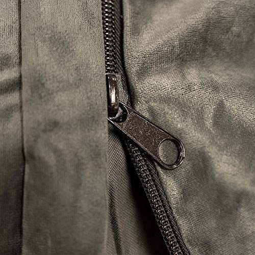 Ultimate Sack Bean Bag Chairs In Multiple Sizes And Colors: Giant Foam-Filled Furniture - Machine Washable Covers, Double Stitched Seams, Durable Inner Liner. (4000, Grey Suede) #TOP3