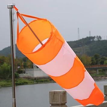AYNEFY Wind Spinners Wind Vane Belt for Aviation Meteorology Industrial Measurement Airport Windsock Sock Bag with Reflective Gardening #1