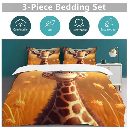 Parure de lit double cerf en microfibre de coton douceur durable - 6