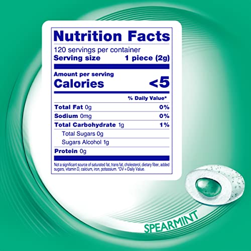 Image of Mentos Pure Fresh Sugar-Free Chewing Gum with Xylitol, Spearmint, 120 Piece Resealable Bag (Bulk Pack of 4)