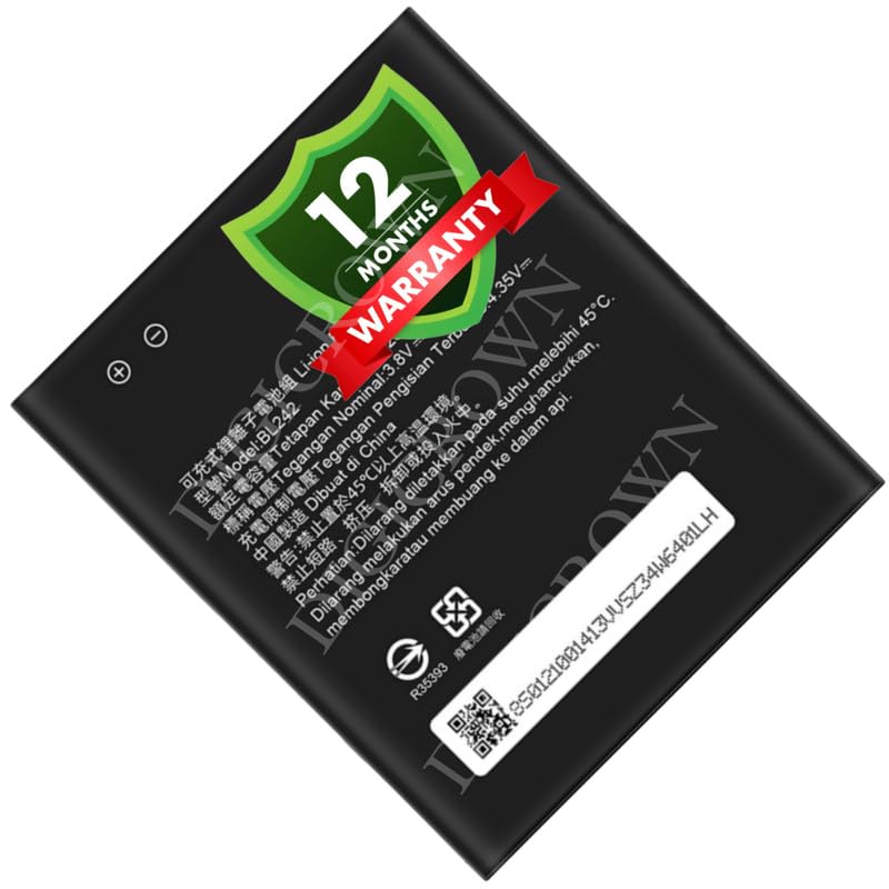 Image of Original BL242 Battery Compatible for Lenovo Vibe C (A2020a40) | Lenovo K3 (K30-T, K30-W) - (2300mAh) - 1 Year Warranty