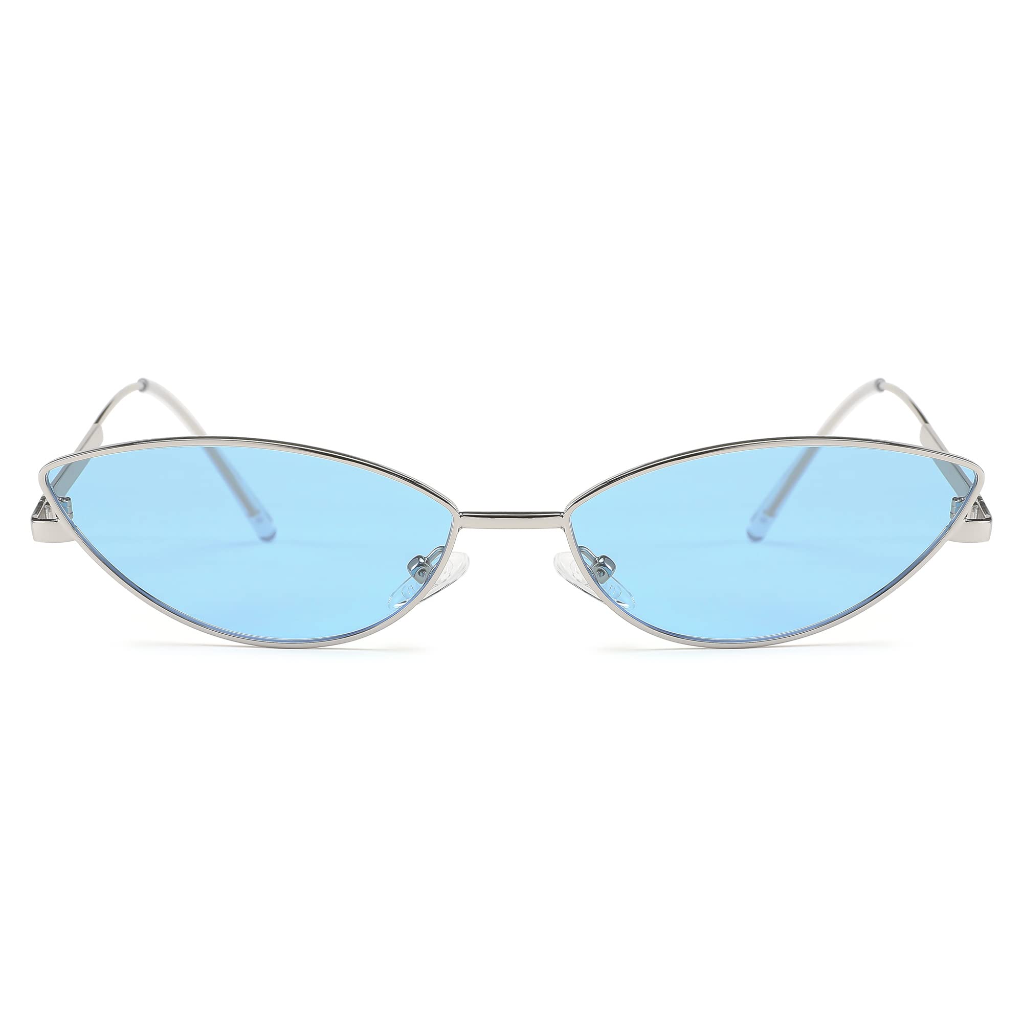 FEISEDY Fashion Designer Sunglasses Retro Small Petals Shape Arc Temple Design B2298