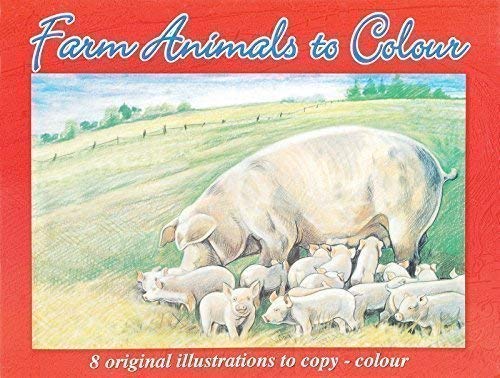 Pig fattoria Animali a colori A4 Advanced qualità LIBRO DA COLORARE