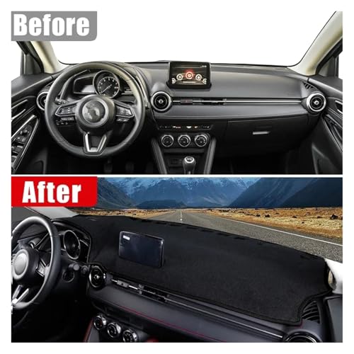 Protector de salpicadero Mazda 2 DJ DL alfombra para viajes de verano 3